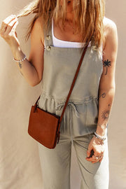 Solid Color Camisole Jumpsuit Loose Sleeveless Looty Lush