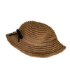 Summer Outing Hollow Out Bow Straw Hat Women's Japanese Style Looty Lush