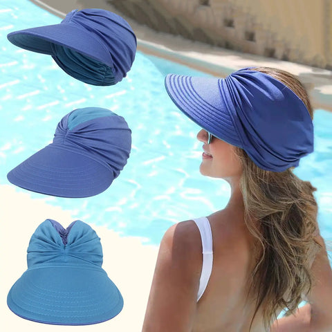 Sun Protection Hat Double-sided Big Brim Air Top Sports Looty Lush