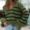 V-neck Large Lapel Short Knitted Women's Top Looty Lush