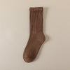 Winter Fleece-lined Thickened Middle Tube Cotton Thermal Terry Long Tube Casual Socks Looty Lush