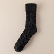 Winter Warm Fuzzy Coral Fleece Socks Women Men Velvet Thickened Home Sleepping Floor Socks Looty Lush