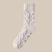 Winter Warm Fuzzy Coral Fleece Socks Women Men Velvet Thickened Home Sleepping Floor Socks Looty Lush