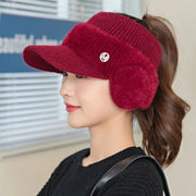 Women's Ear Protection Warm Knitted Hat Looty Lush