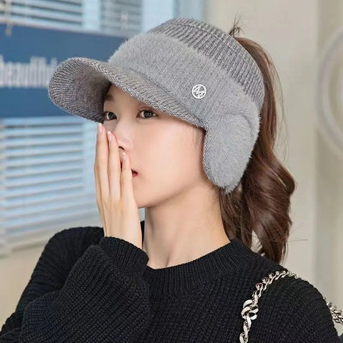 Women's Ear Protection Warm Knitted Hat Looty Lush