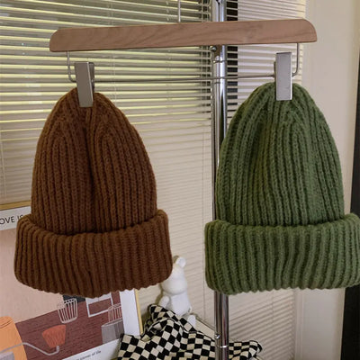 Women's Fashionable And Versatile Casual Woolen Hat Looty Lush