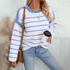 Women's Knitwear Loose-fitting Pullover Round-neck Sweater Looty Lush