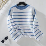 Women's Knitwear Loose-fitting Pullover Round-neck Sweater Looty Lush