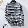 Women's Knitwear Round Neck Loose Pullover Stripes Looty Lush