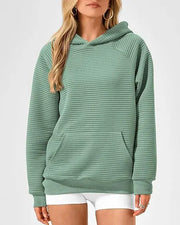 Women's Long Sleeve Hooded Fashion Tops Looty Lush