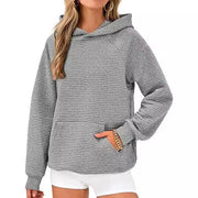 Women's Long Sleeve Hooded Fashion Tops Looty Lush