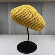 Women's Summer Large Size Thin Woven Beret Looty Lush