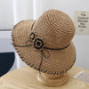 Women's Summer UV Protection Foldable Straw Hat Looty Lush