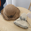 Women's Summer UV Protection Foldable Straw Hat Looty Lush