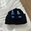 Wool Hat Cute Little Devil Mask Horn Hood Thickened Warm Knitted Hat Sweet Cool Style Autumn And Winter Looty Lush