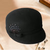 Wool Peaked Cap Casual Woolen Felt Hat Looty Lush