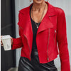 European And American Fashion Women's Wear Suede Motorcycle Jacket Looty Lush