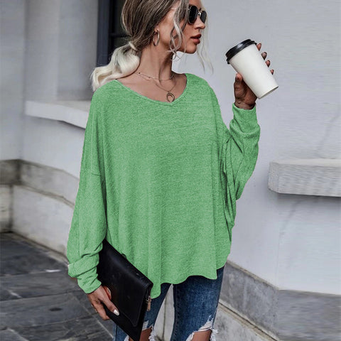 Women's Fashion Loose Lace-up T-shirt