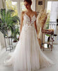 Women's Wedding Dress Lace Strap Backless Looty Lush