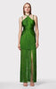 Green Halter Spaghetti Straps Tassel Dinner Ball Dress Looty Lush