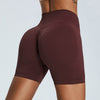 Seamless Yoga Shorts Women's Three-point High Waist Looty Lush