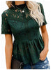 Summer Water-soluble Lace Temperament Crocheted Blouse Women