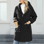 Women's Hooded Fleece Trench Coat Women's Gore-Tex Jacket Looty Lush