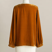 Looty Lush Long Sleeve Base Blouse T-shirt