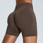 Seamless Yoga Shorts Women's Three-point High Waist Looty Lush