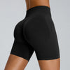 Seamless Yoga Shorts Women's Three-point High Waist Looty Lush