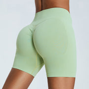 Seamless Yoga Shorts Women's Three-point High Waist Looty Lush