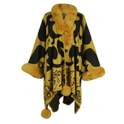 Women's Fur Collar Thickened Warm Shawl Looty Lush