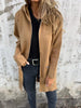 Autumn And Winter Solid Color Casual Zipper Hooded Jacket Coat Looty Lush