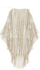 Women's Suede Hollow Fringed Short Sleeve Jacket Looty Lush