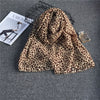 Female Fashion Simple Leopard Print Chiffon Scarf Looty Lush