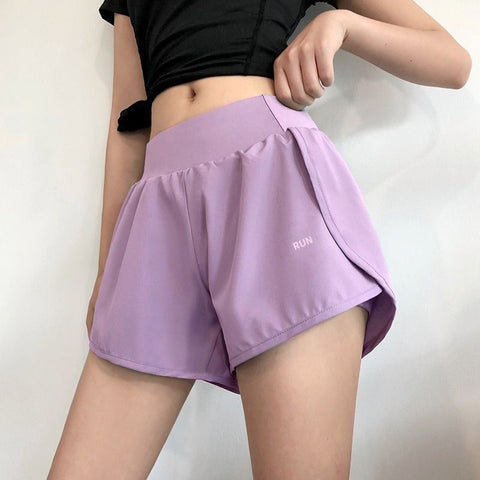 Yoga Clothes Pocket Sports Shorts Women's Quick-drying Fitness Looty Lush